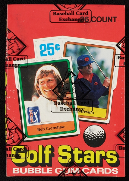 1981 Donruss Golf Wax Box (36) (BBCE) (FASC)