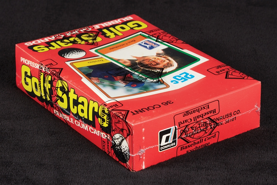 1981 Donruss Golf Wax Box (36) (BBCE) (FASC)