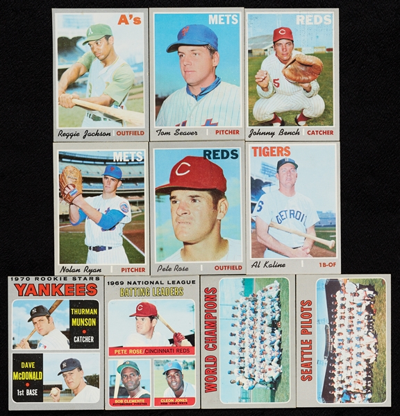 1970 Topps Baseball High-Grade Near Set (718/720)