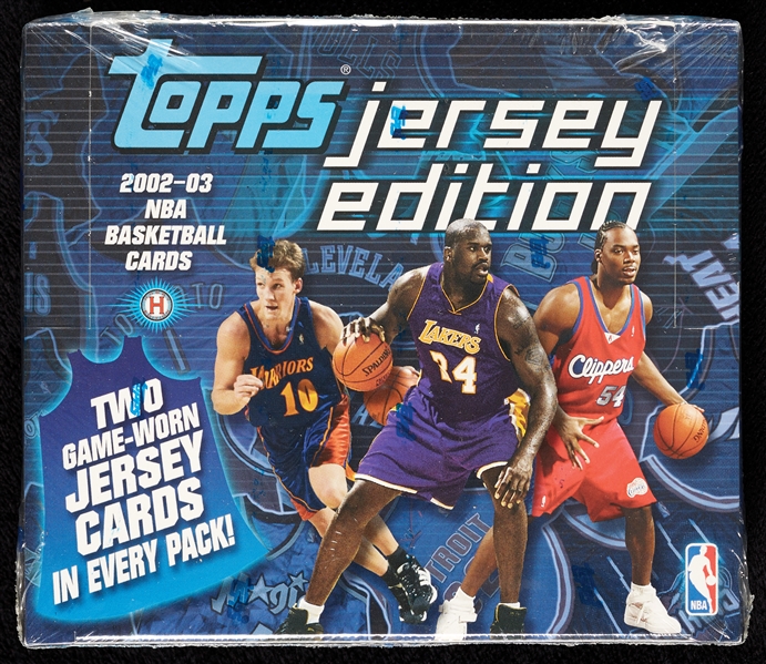 2002-03 Topps Jersey Edition Basketball Hobby Box (10)