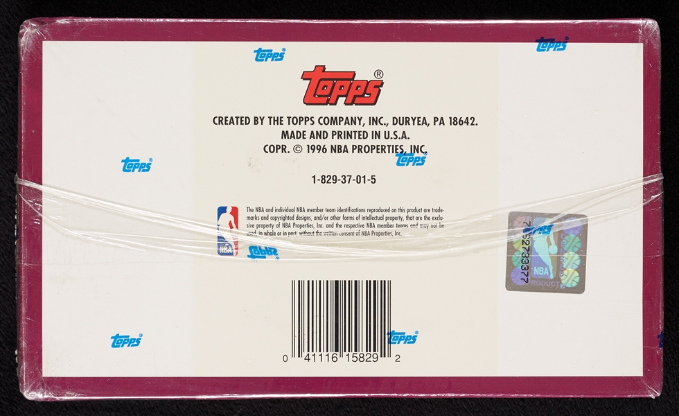 1995-96 Finest Series 1 Basketball Box (24)