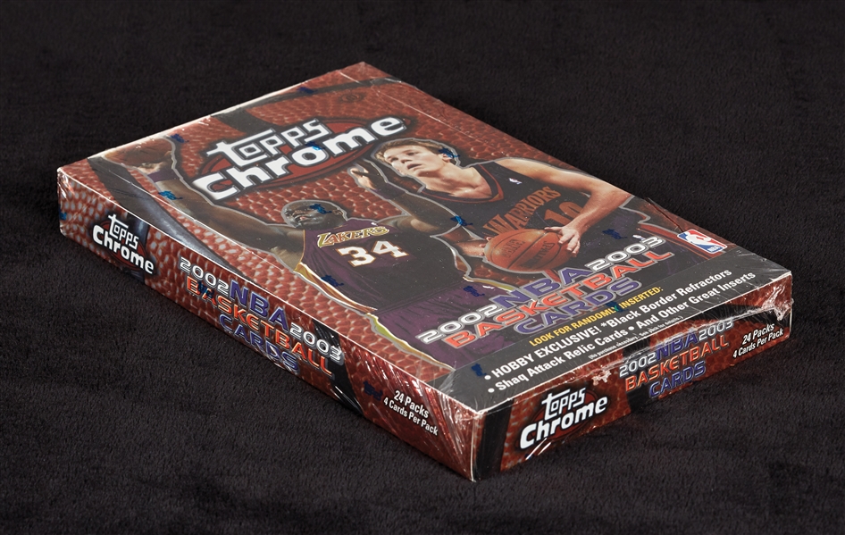 2002-03 Topps Chrome Basketball Hobby Box (24)