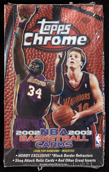 2002-03 Topps Chrome Basketball Hobby Box (24)