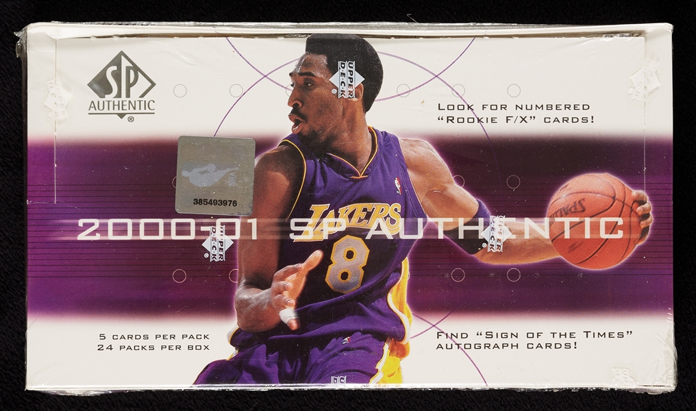 2001-02 SP Authentic Basketball Box (24) 