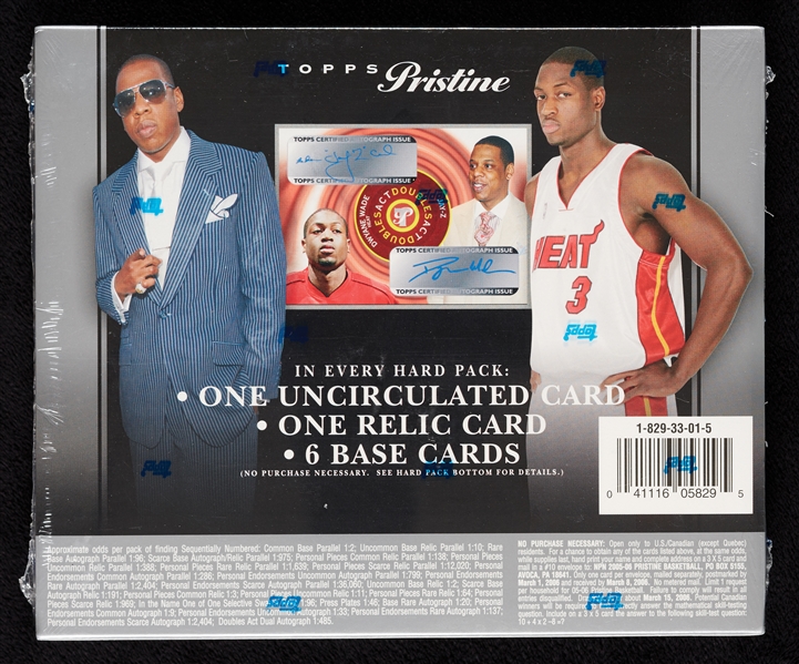 2005-06 Topps Pristine Basketball Box