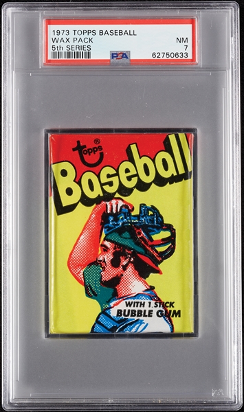 1973 Topps Baseball 5th Series Wax Pack (Graded PSA 7)