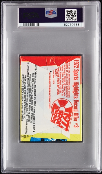 1973 Topps Baseball 5th Series Wax Pack (Graded PSA 7)