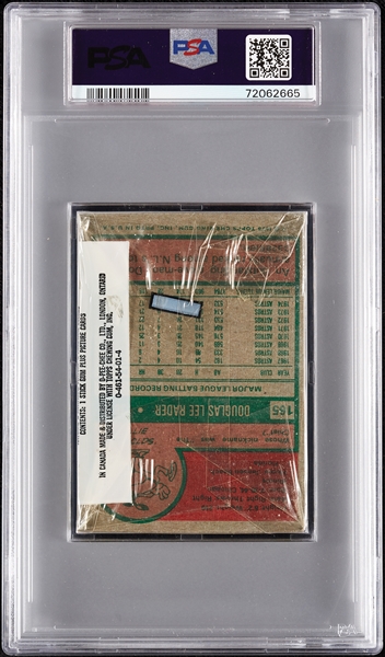 1975 Topps Baseball Cello Pack (Graded PSA 8)