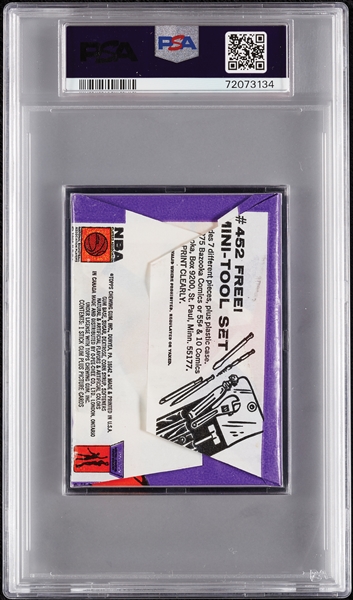 1972 Topps Basketball Wax Pack - Kareem Abdul-Jabbar Back (Graded PSA 8)