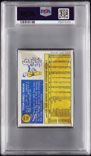 1970 Topps Baseball 2nd Series Cello Pack (Graded PSA 9)