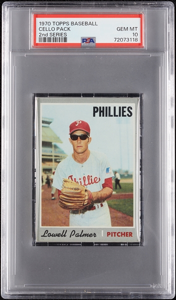 1970 Topps Baseball 2nd Series Cello Pack (Graded PSA 10)