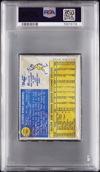 1970 Topps Baseball 2nd Series Cello Pack (Graded PSA 10)