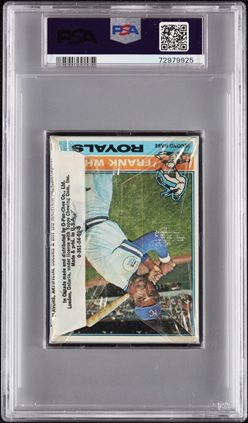 1976 Topps Baseball Cello Pack (Graded PSA 7)