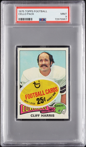 1975 Topps Football Cello Pack (Graded PSA 9)