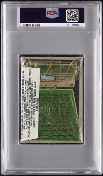 1975 Topps Football Cello Pack (Graded PSA 9)