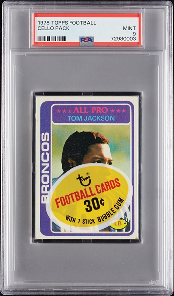 1978 Topps Football Cello Pack (Graded PSA 9)