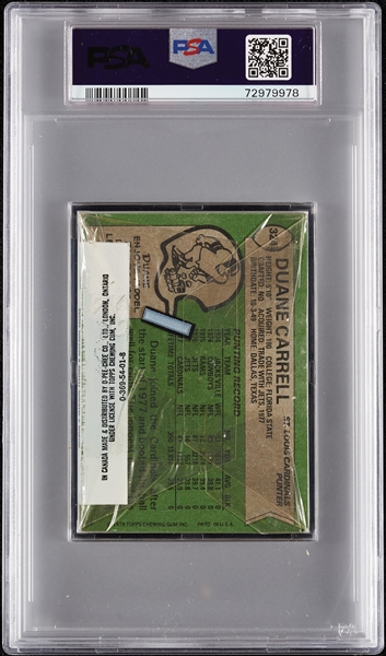 1978 Topps Football Cello Pack - Jack Lambert Top (Graded PSA 10)