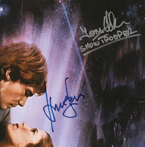 Star Wars Cast-Signed The Empire Strikes Back Poster with 22 Signatures (BAS)