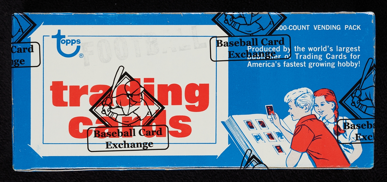 1973 Topps Football Vending Box (500) (Fritsch/BBCE)