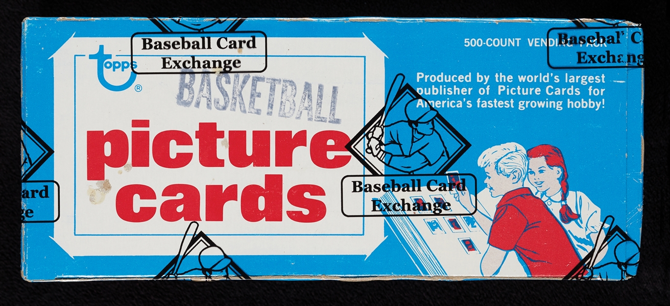 1981-82 Topps Basketball Vending Box - All Regions (500) (Fritsch/BBCE)