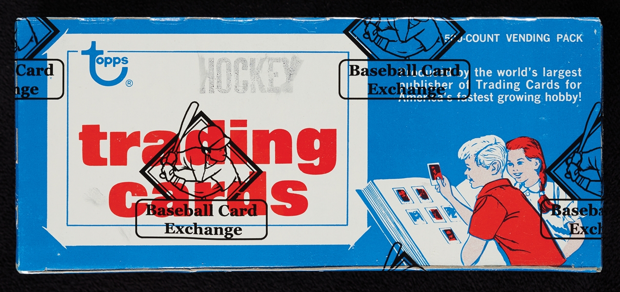 1972-73 Topps Hockey Vending Box (500) (Fritsch/BBCE)