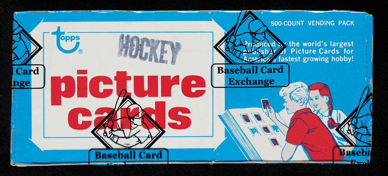 1981-82 Topps Hockey Vending Box (500) (Fritsch/BBCE)