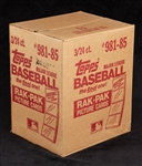1985 Topps Baseball Rack Pack Case (3/24)