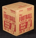 1987 Topps Football Rack Pack Case (3/24)