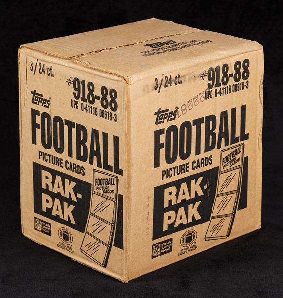 1988 Topps Football Rack Pack Case (3/24)