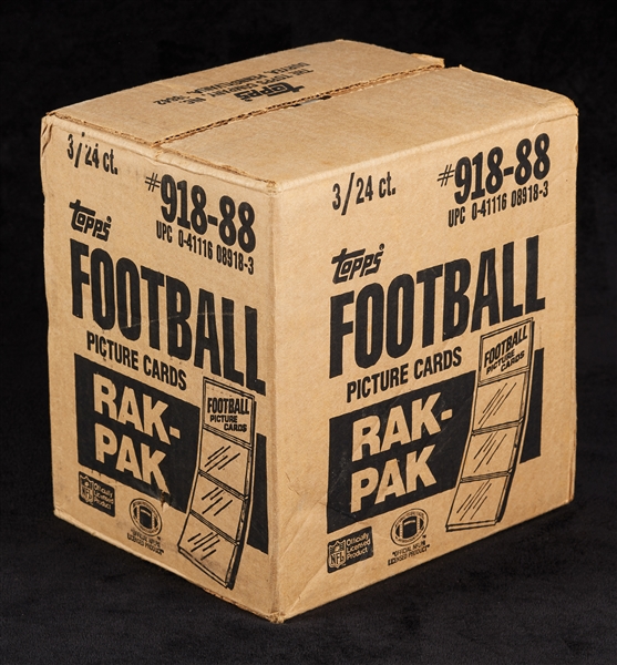 1988 Topps Football Rack Pack Case (3/24)