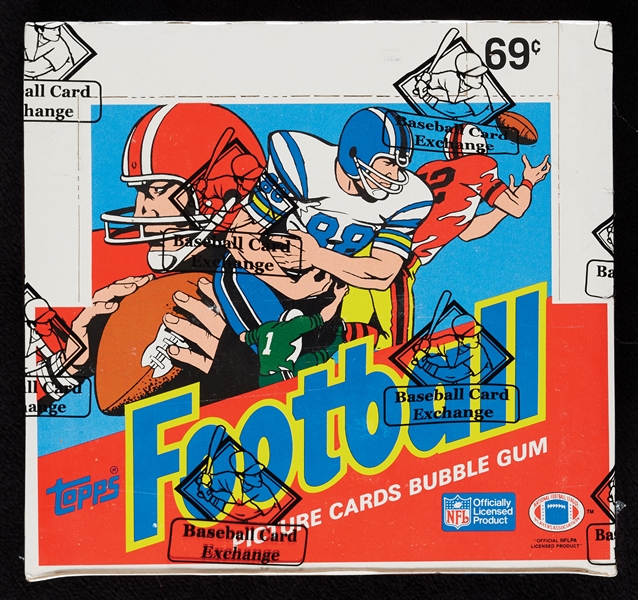 1986 Topps Football Cello Box (24) (BBCE) (FASC)