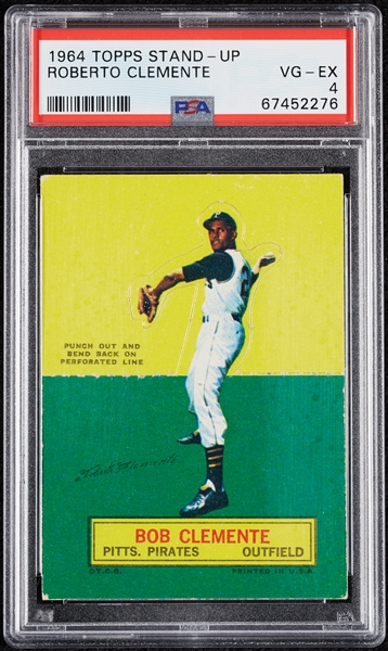 1964 Topps Stand-Ups Roberto Clemente PSA 4