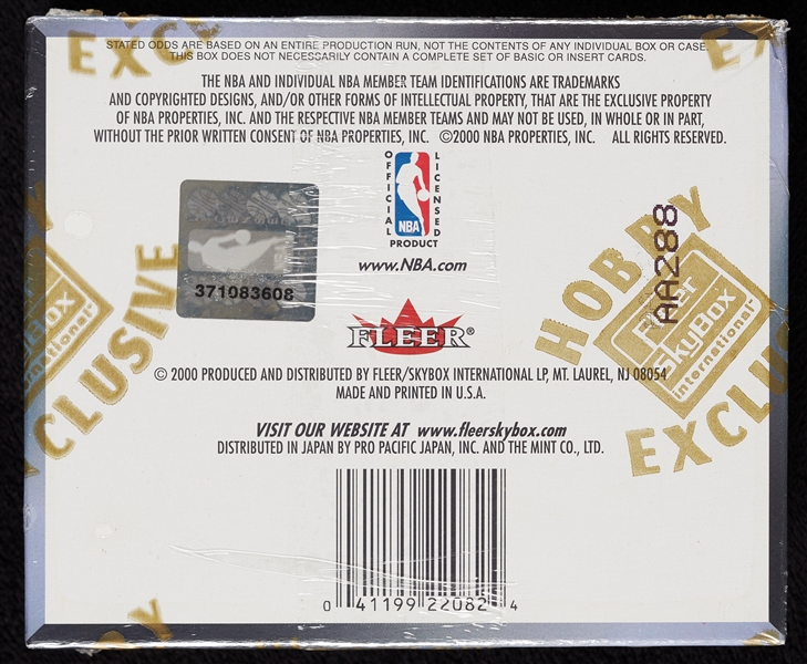 1999-00 Fleer Force Basketball Hobby Box (24)