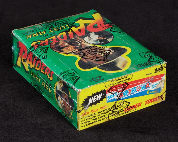 1981 Topps Raiders of the Lost Ark Wax Box (BBCE)