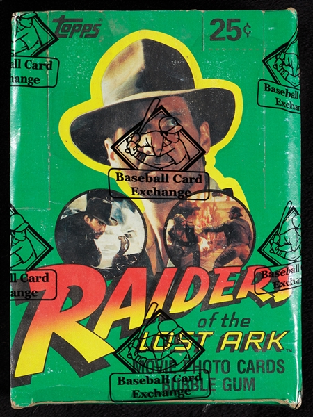 1981 Topps Raiders of the Lost Ark Wax Box (BBCE)