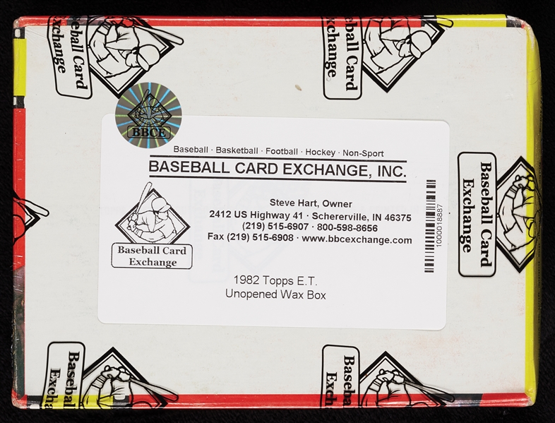 1982 Topps E.T. Wax Box (BBCE)