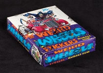 1980 Topps Weird Wheels Wax Box (BBCE)