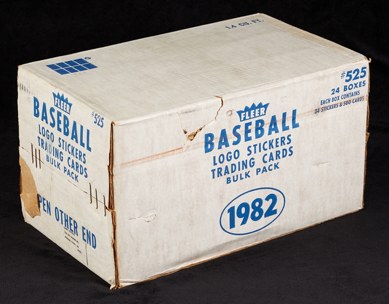 1982 Fleer Baseball Vending Sealed Case (24/500)