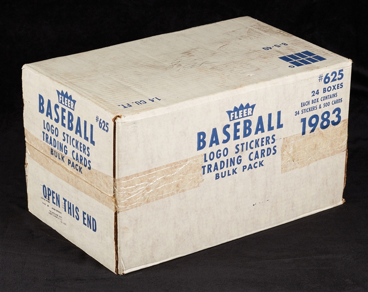 1983 Fleer Baseball Vending Sealed Case (24/500)