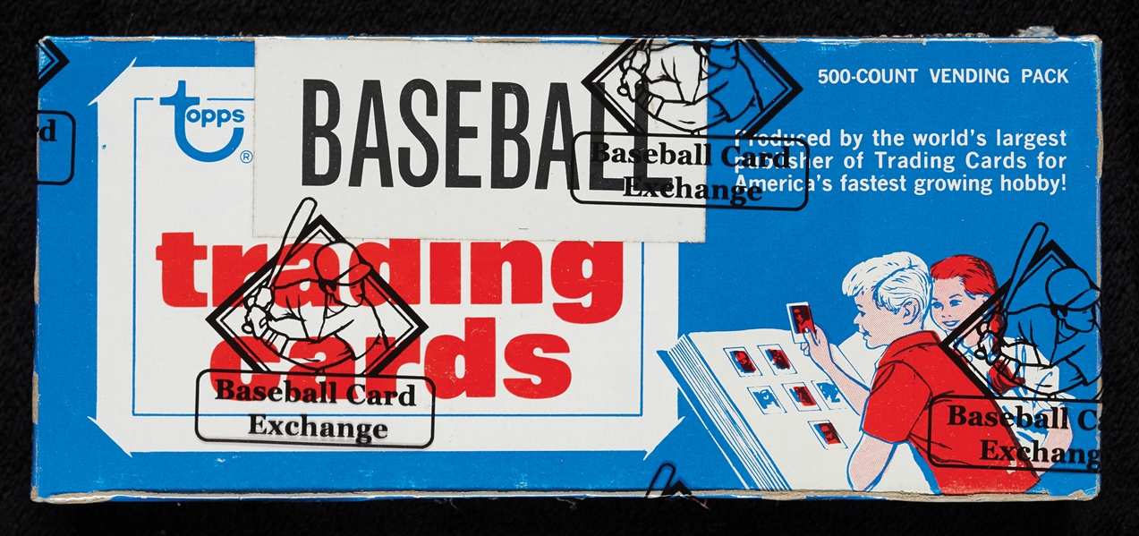 1975 Topps Baseball Vending Box (500) (Fritsch/BBCE)