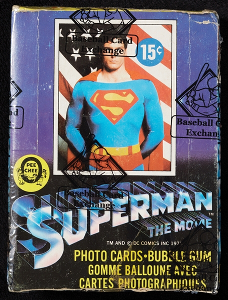 1978 O-Pee-Chee Superman The Movie Wax Box (36) (BBCE)