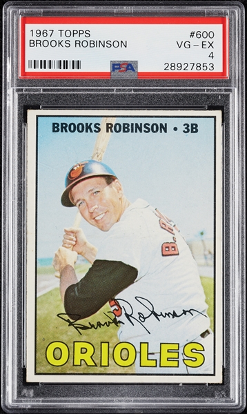 1967 Topps Brooks Robinson No. 600 PSA 4