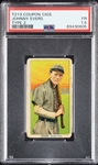 1914 T213 Coupon Cigarettes (Type 2) Johnny Evers PSA 1.5