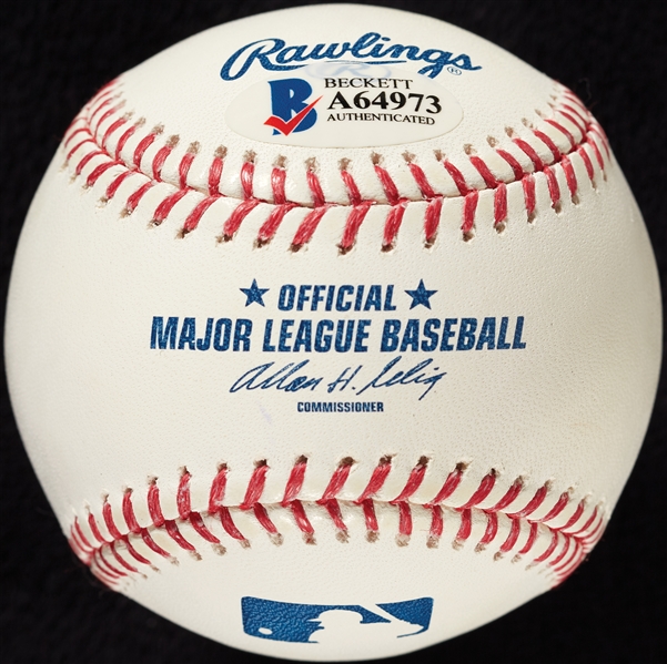 Derek Jeter Single-Signed OML Baseball (BAS)