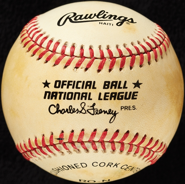 Hank Aaron Single-Signed ONL Baseball (BAS)