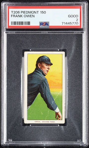 1909-11 T206 Frank Owen PSA 2