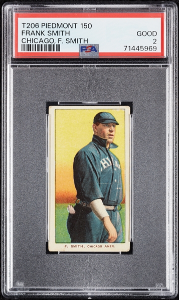 1909-11 T206 Frank Smith Chicago, F. Smith PSA 2