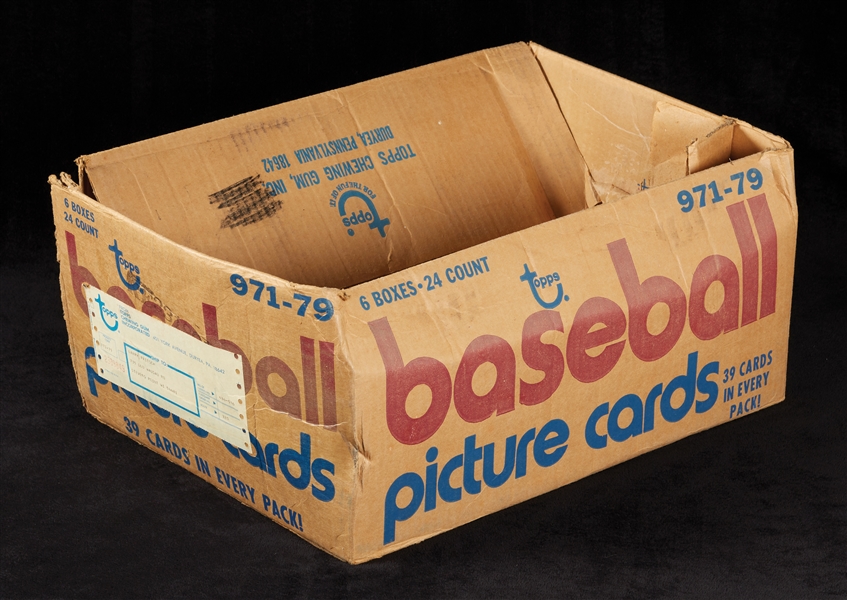 1979 Topps Baseball Rack Box Empty Case (Fritsch)