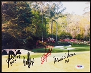 Ben Crenshaw, Mark OMeara, Fuzzy Zoeller & Craig Stadler Signed 8x10 Photo (PSA/DNA)