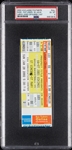 2002 HS Classic Ticketmaster Full Ticket - LeBron James 23/8/11 (Graded PSA 6)